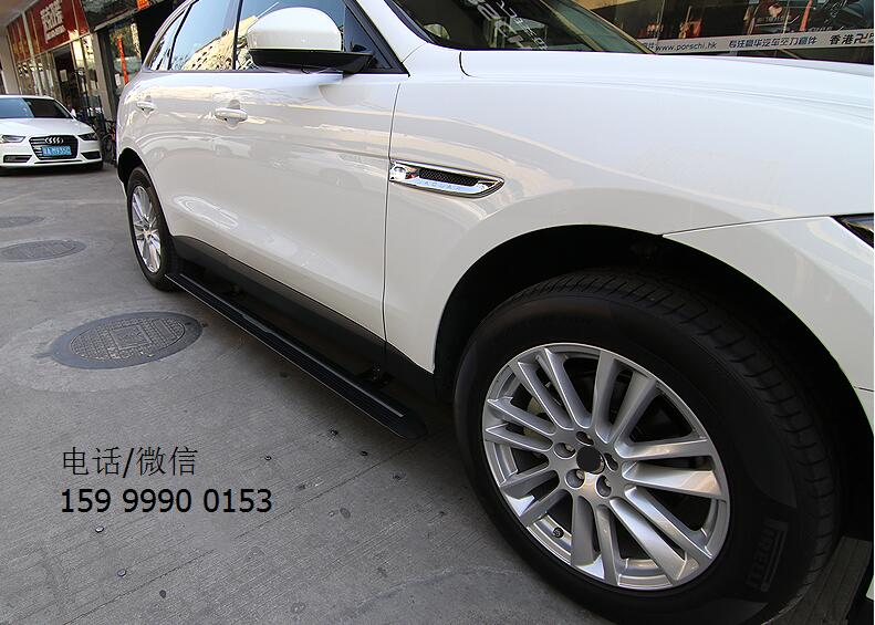 捷豹F-pace加裝電動踏板，效果出乎意料