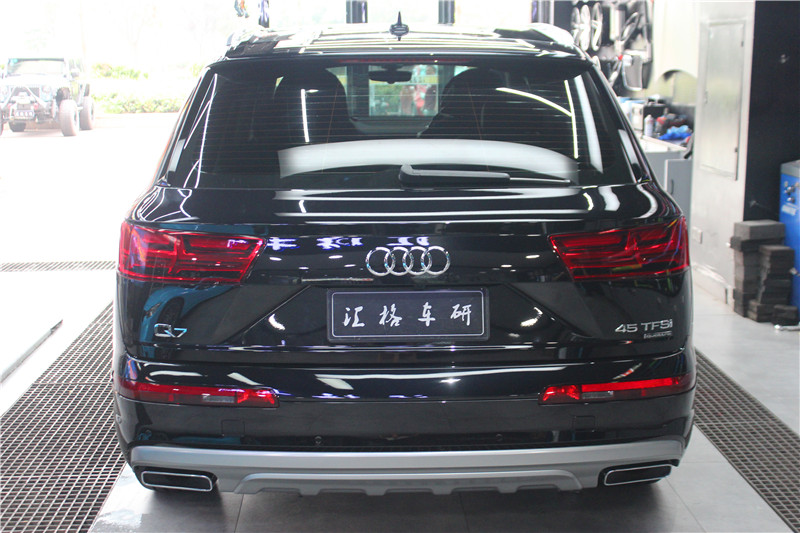 長沙汽車貼膜奧迪Q7全車HEXIS法國進口漆面修復透明膜隱形車衣
