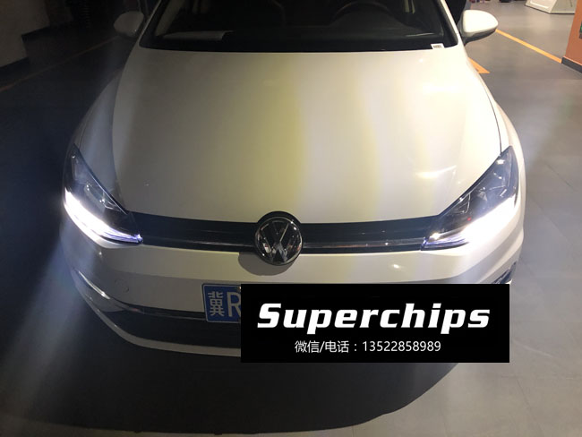 2臺(tái)高爾夫7 1.4T直刷ECU升級(jí)動(dòng)力，國際改裝品牌Superchips調(diào)校程序