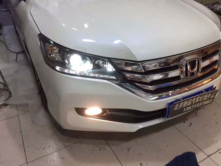 雅閣九代 大燈改裝 大燈增亮 氙氣燈透鏡 北京馳遠改燈