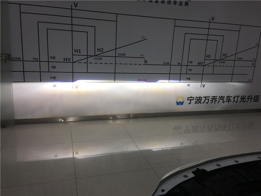 寧波改燈_沃爾沃S60L改氙氣燈_雙光透鏡效果