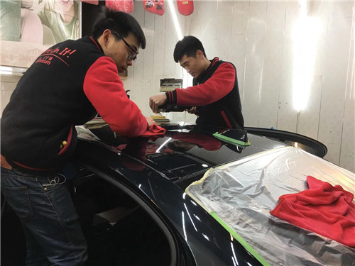 青州汽車鍍晶 寶馬525汽車鍍晶 青州佳迅美車