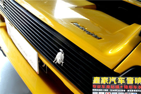 蘭博基尼康塔什車身貼膜SV拉花——郴州市皇家音響