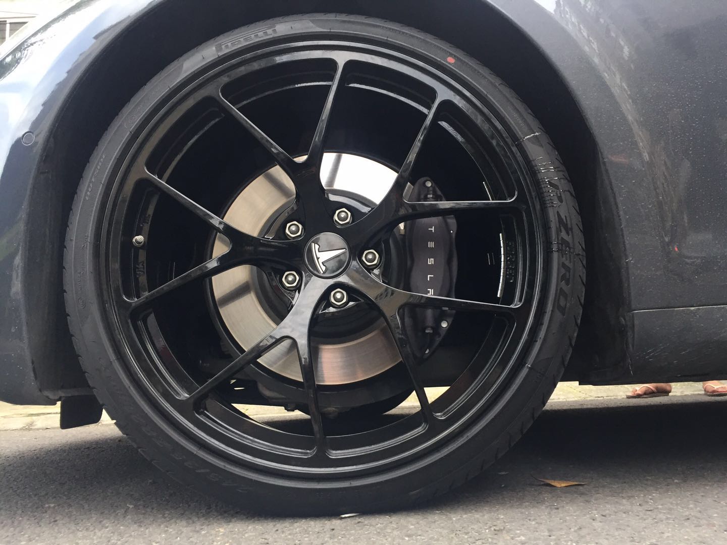特斯拉定制BBS 21寸鍛造輪轂 輕量化輪轂 胎齡