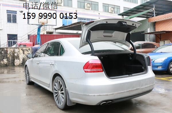 大眾帕薩特加裝電動(dòng)尾門(mén)，全新推桿，驚艷四座！