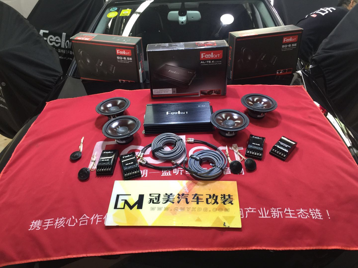 哈爾濱奧迪A6L改裝丹麥芬朗爆款倆分頻