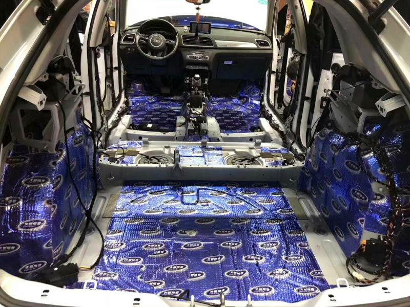 唐山汽車音響奧迪Q3全車大能隔音降噪，打造舒適的駕駛空間
