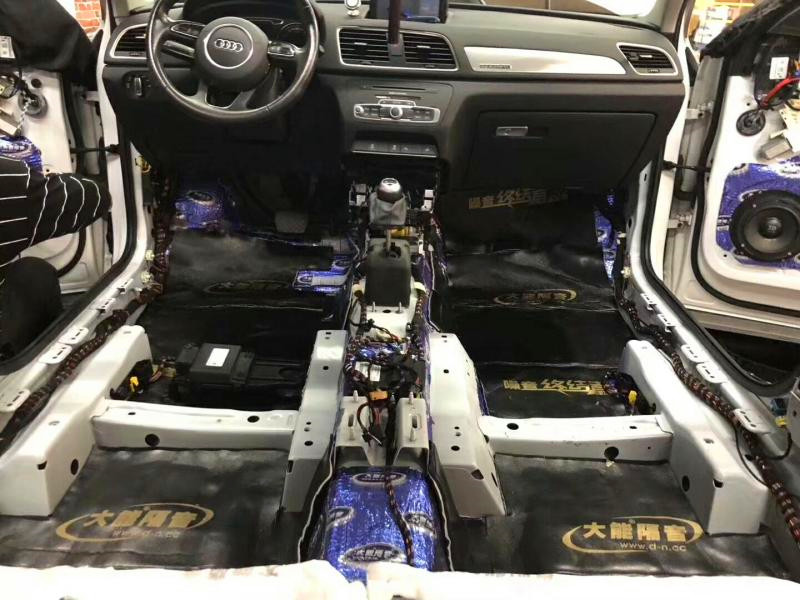 唐山汽車音響奧迪Q3全車大能隔音降噪，打造舒適的駕駛空間