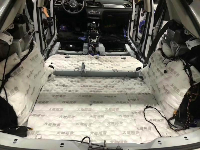 唐山汽車音響奧迪Q3全車大能隔音降噪，打造舒適的駕駛空間