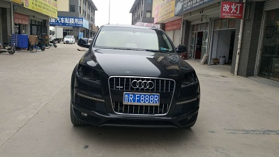 奧迪A6升級(jí)亮點(diǎn)定制海拉5雙光透鏡，D3S歐司朗燈泡