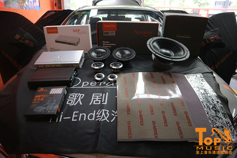 清遠(yuǎn)汽車音響改裝雷克薩斯RX300改裝歌劇世家CS365，感受音樂的獨(dú)特魅力！