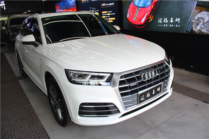 長(zhǎng)沙隱形車衣 奧迪全車保護(hù)貼膜 法國(guó)HEXIS漆面透明膜