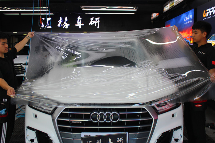 长沙隐形车衣 奥迪全车保护贴膜 法国HEXIS漆面透明膜