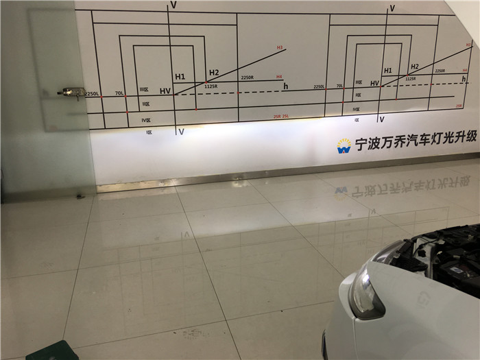 寧波本田杰德改氙氣燈_雙光透鏡