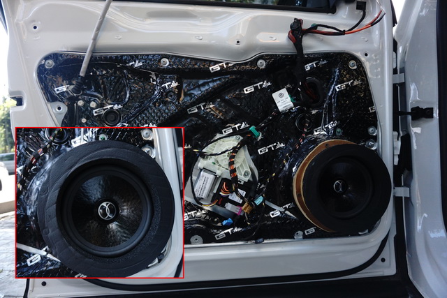 重慶汽車音響改裝哪家好？重慶渝大昌大眾途觀汽車音響改裝瑞典卓美XU6.2C喇叭