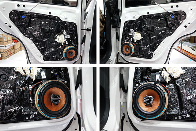 重慶汽車音響改裝哪家好？重慶渝大昌大眾途觀汽車音響改裝瑞典卓美XU6.2C喇叭