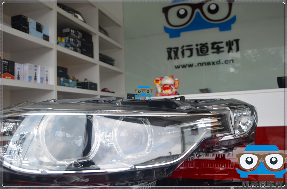 【南寧雙行道車燈】-寶馬3系大燈升級