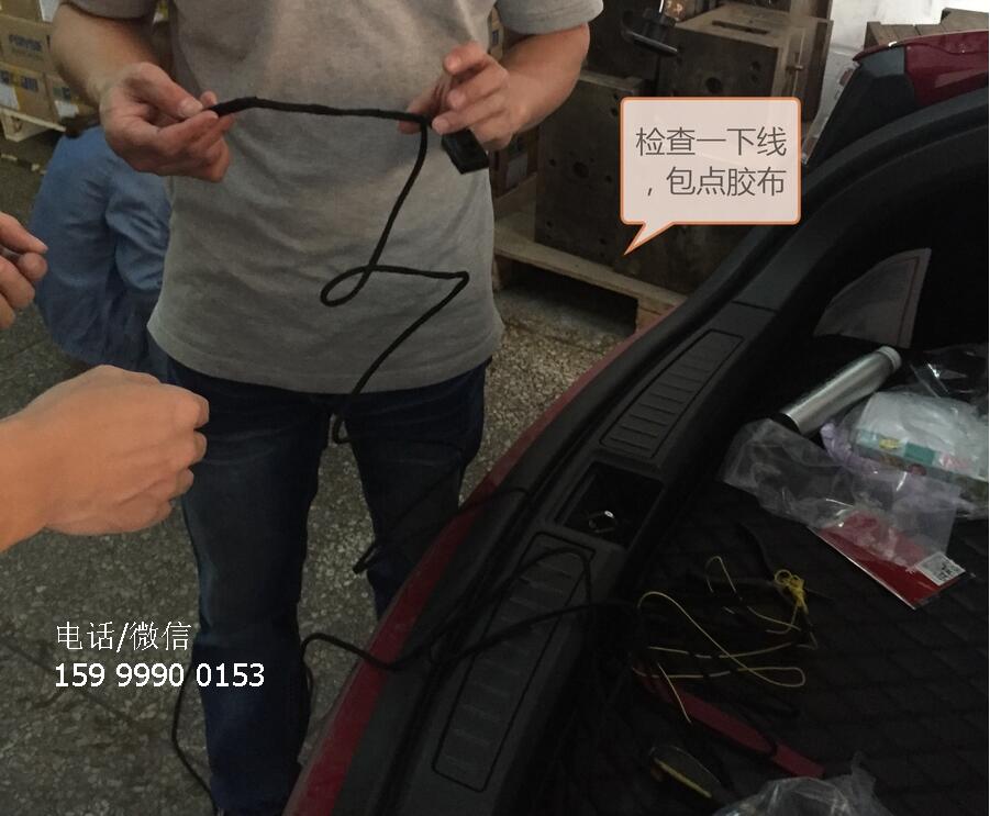 特斯拉Model S加裝電動(dòng)尾門案例，不影響電路和保修，安裝很方便