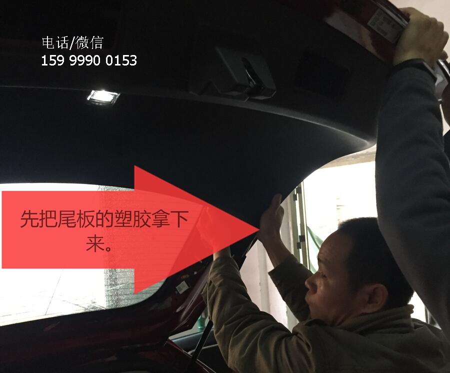 特斯拉Model S加裝電動(dòng)尾門案例，不影響電路和保修，安裝很方便
