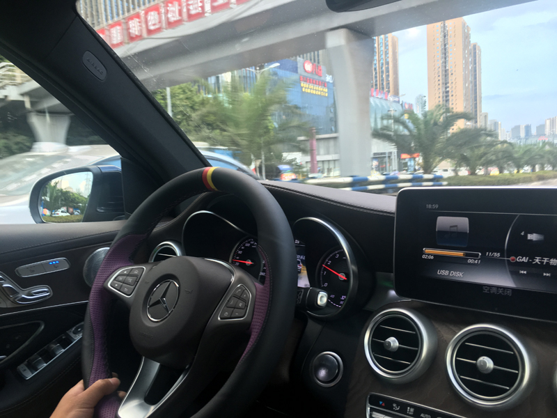 奔馳GLC260加裝盲點輔助系統(tǒng)