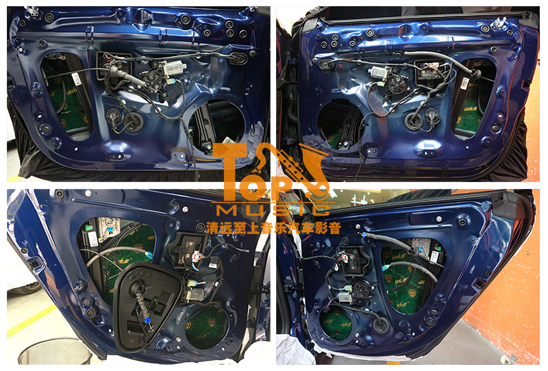 清遠汽車音響改裝歌劇世家全頻喇叭震撼來襲，奧迪A5擋不住誘惑，立馬裝車！