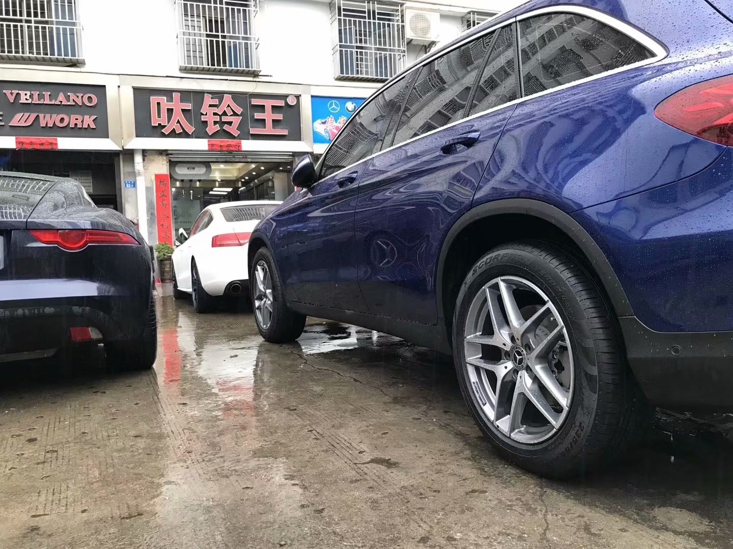 提新車，換奔馳 原廠19寸 AMG 完工！