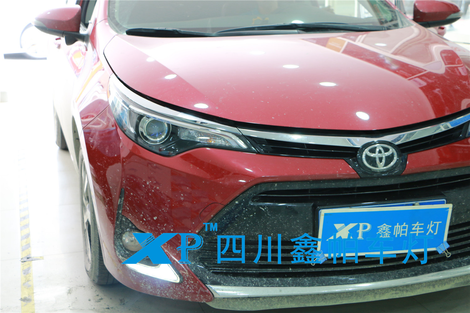 豐田雷凌卡羅拉凱美瑞成都專業(yè)改燈燈光升級成都鑫帕車燈雙光透鏡氙氣燈LED