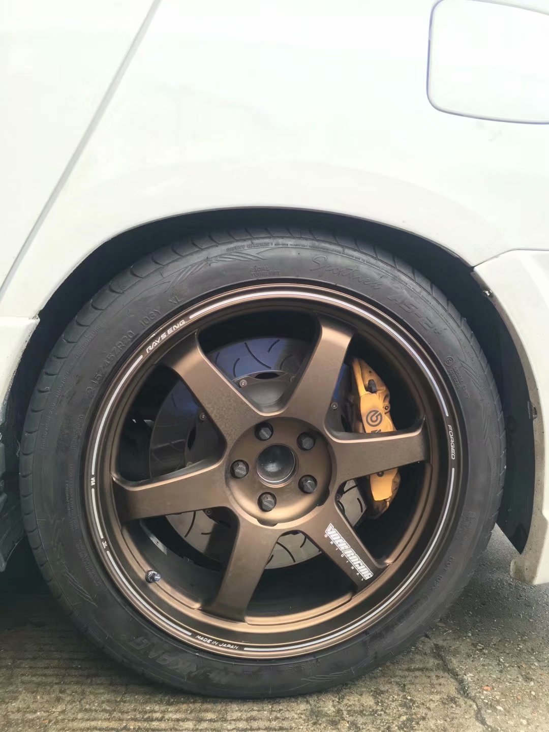 埃爾法，換 RAYS TE37  完工！