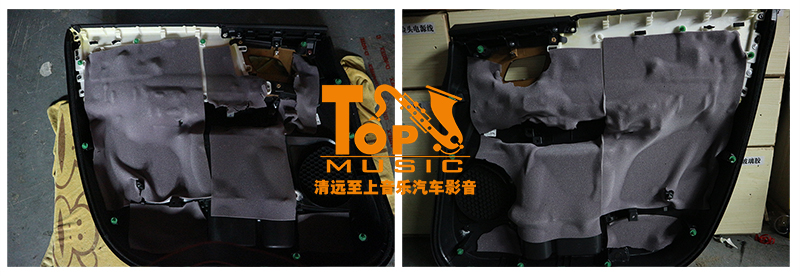 清遠(yuǎn)汽車音響改裝看俄羅斯DR隔音如何滿足本田奧德賽追求高品質(zhì)的移動(dòng)空間的要求！