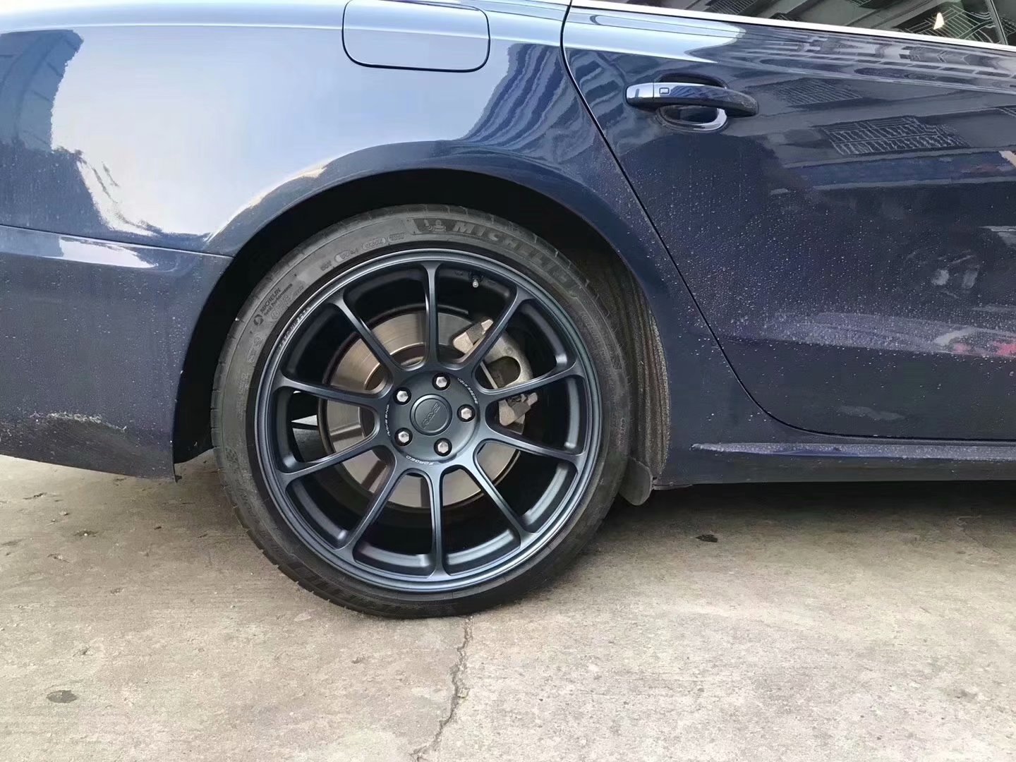 奧迪，換 RAYS ZE40 19寸 完工！