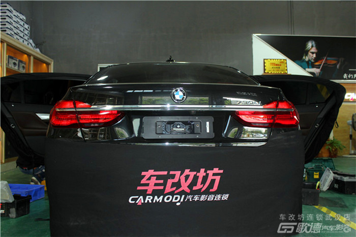 寶馬730無(wú)損改裝伊頓專(zhuān)用音響 ARC功放 武漢車(chē)改坊
