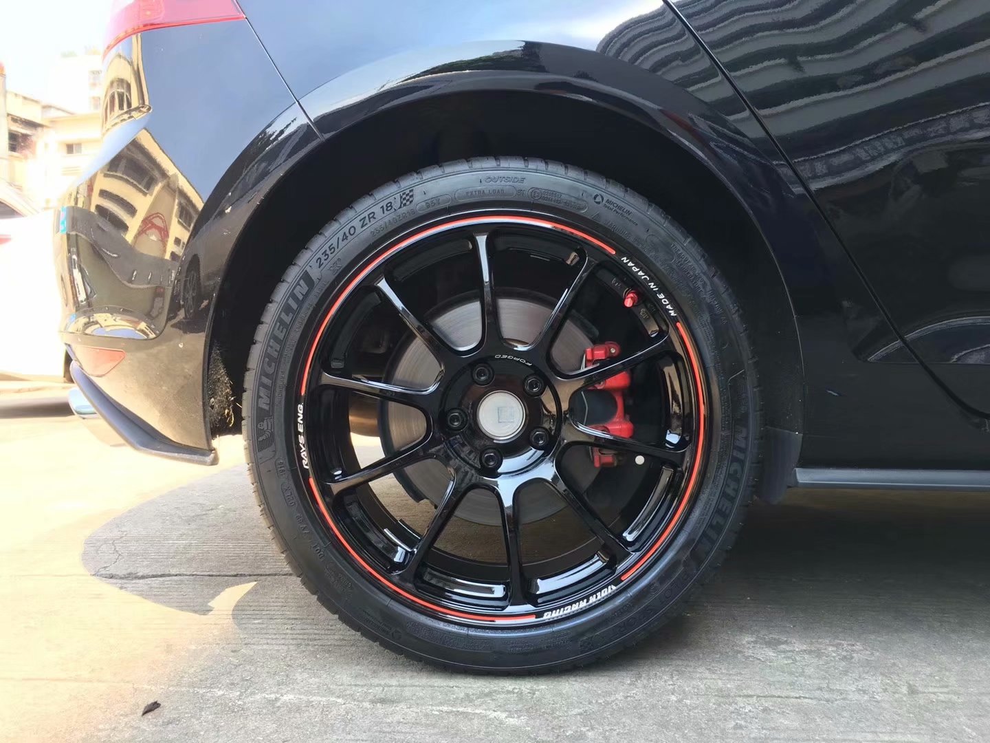 大眾，換 全新限量版 ZE40 18寸 完工！