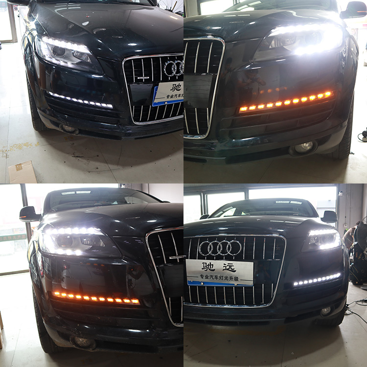 奧迪Q7老款改新款LED尾燈  老款改新款大燈 北京改燈