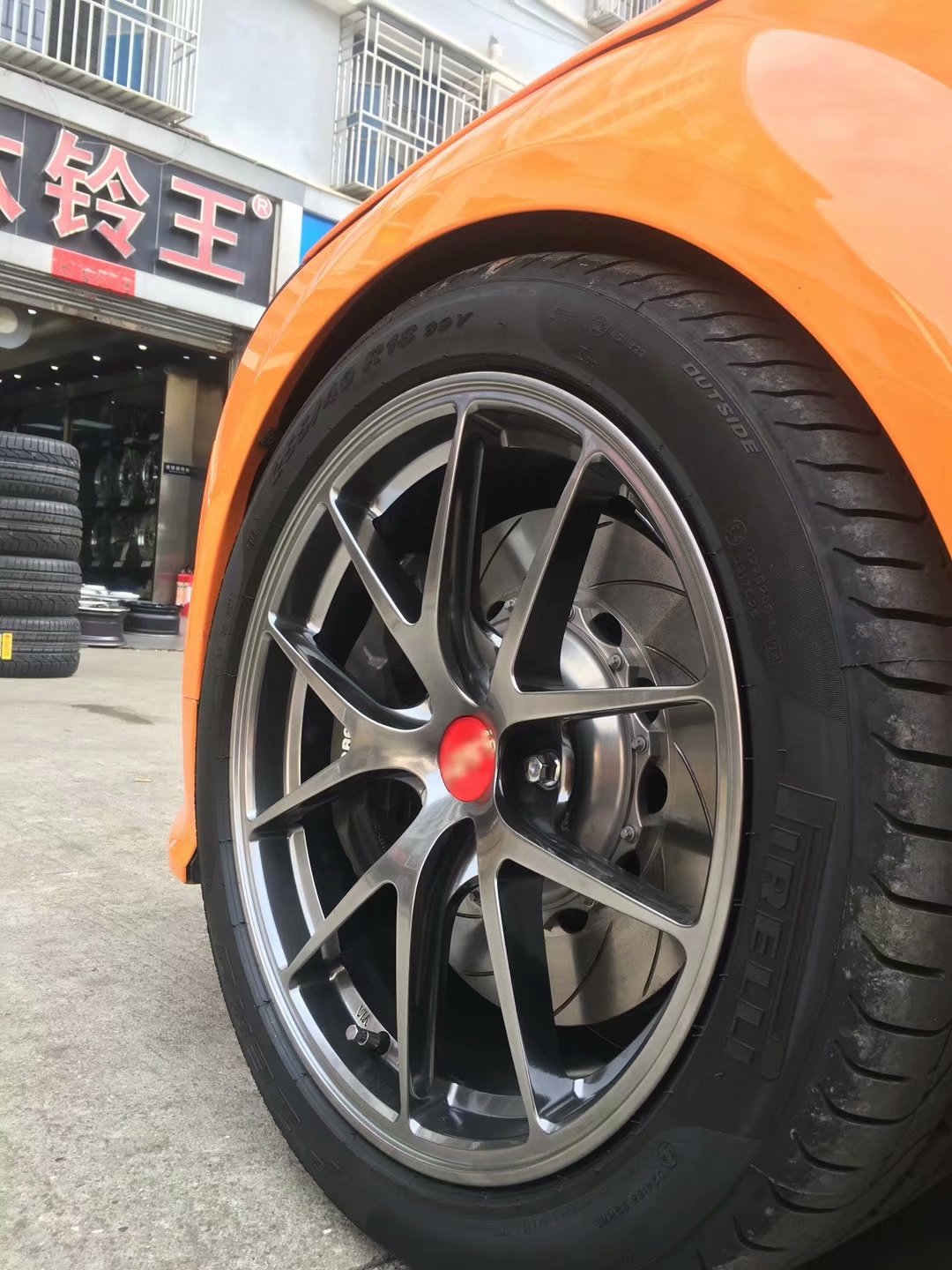 奧迪，換私人定制鍛造 18寸 完工！