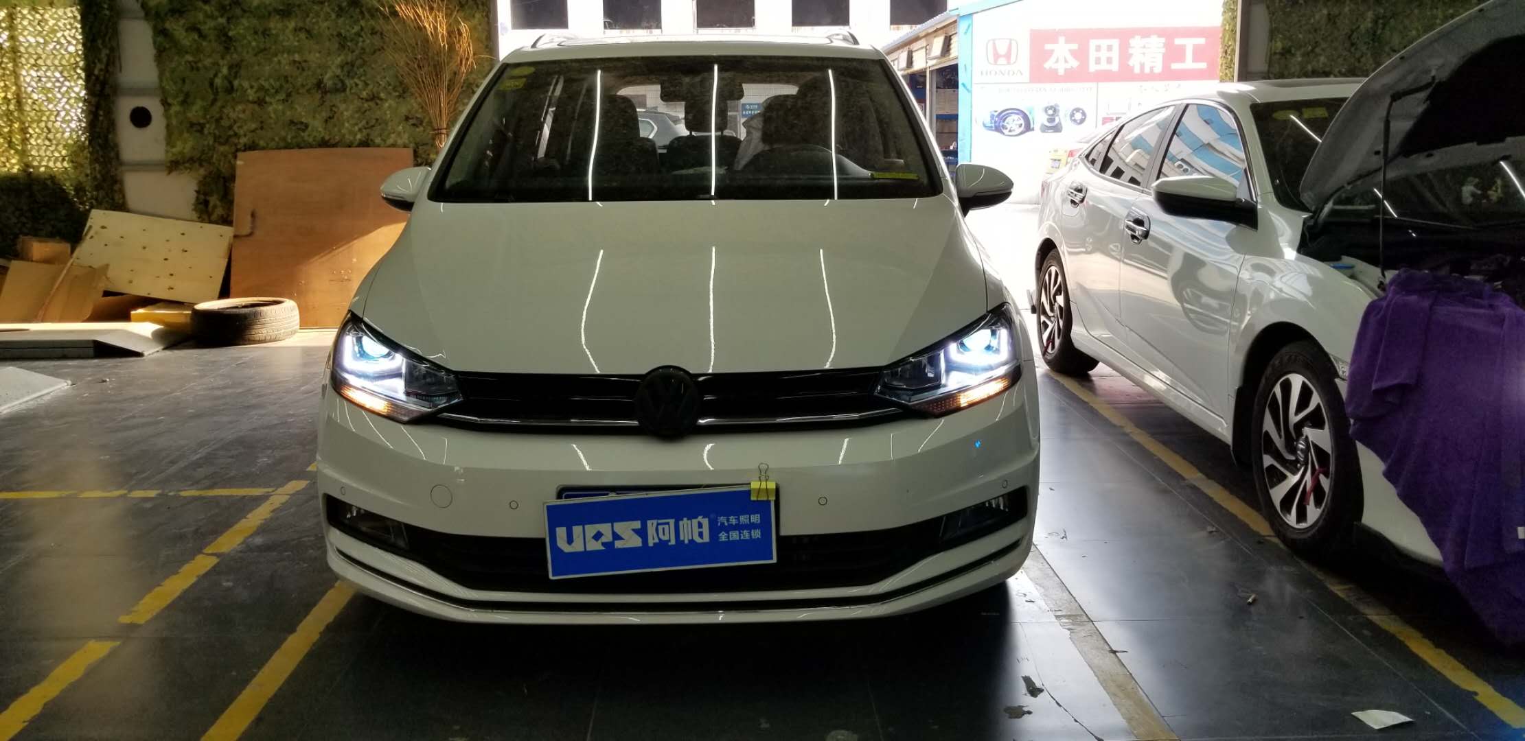 新鄉(xiāng)途安大燈升級雙光氙氣透鏡探路者改燈專業(yè)改裝大燈
