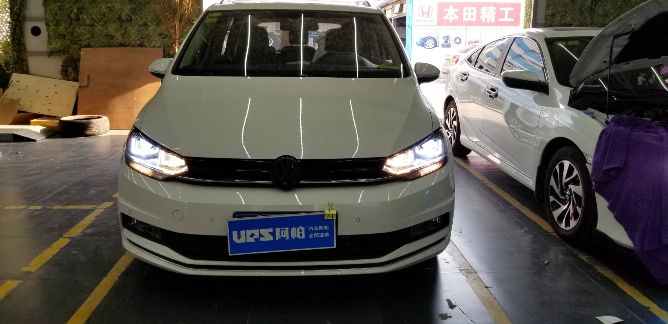 新鄉(xiāng)途安大燈升級雙光氙氣透鏡探路者改燈專業(yè)改裝大燈