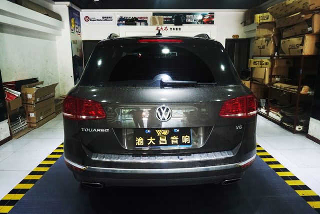 重慶汽車音響隔音改裝之大眾途銳全車隔音安博士藍鉆汽車隔音降噪 重慶渝大昌音響改裝