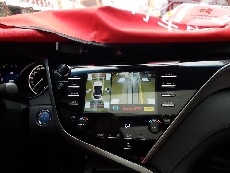 西安亿之星2018款丰田凯美瑞加装道可视超清360度全景行车辅助系统