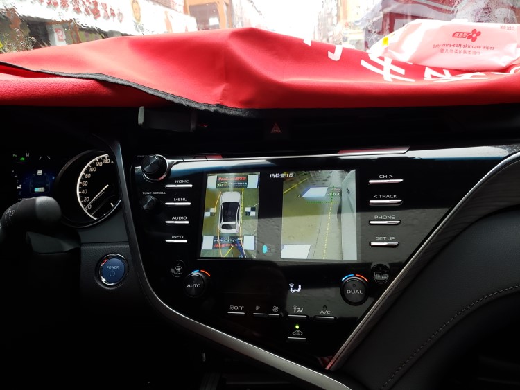西安亿之星2018款丰田凯美瑞加装道可视超清360度全景行车辅助系统
