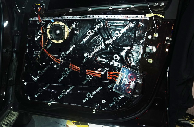 宝马X5汽车音响改装意大利史泰格德国零点专车专用三分频喇叭DSP功放重庆渝大昌