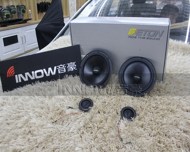 榮威EI6汽車音響改裝德國(guó)伊頓 pow 172.2 兩分頻喇叭—上海音豪專業(yè)音響店