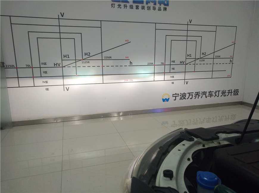 宁波一汽森雅改氙气灯_双光透镜