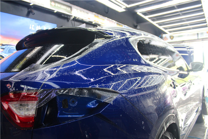 长沙隐形车衣玛莎拉蒂全车贴膜法国HEXIS漆面透明膜