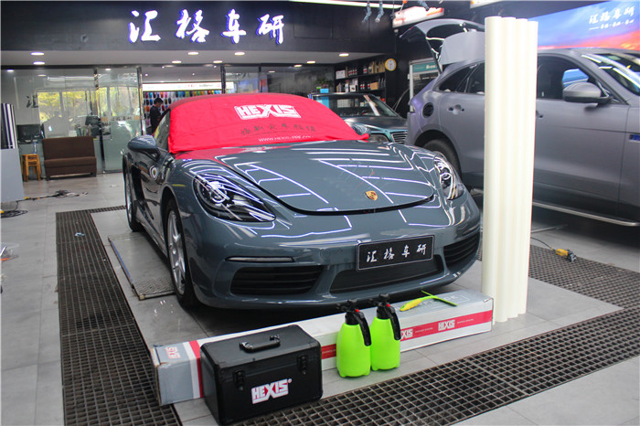 長沙隱形車衣保時捷全車保護(hù)貼膜法國HEXIS漆面透明膜