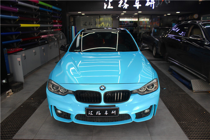 長(zhǎng)沙汽車(chē)改裝店寶馬貼膜改色 美國(guó)禿鷹Teckwrap改色膜