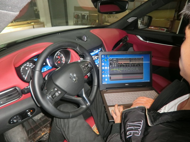 瑪重慶汽車音響改裝之重慶渝大昌莎拉蒂Levante Q4汽車音響改裝意大利史泰格
