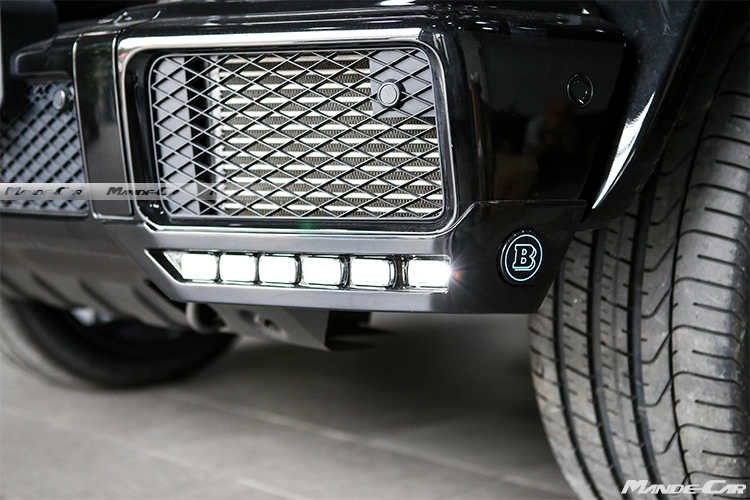 2018款奔馳G350改裝巴博斯前唇包角款
