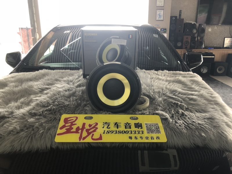 汕頭星悅汽車音響改裝店凱迪拉克XTS加裝FOCAL法國(guó)勁浪E25KX黃盆超低音讓出行變得更加有滋有味