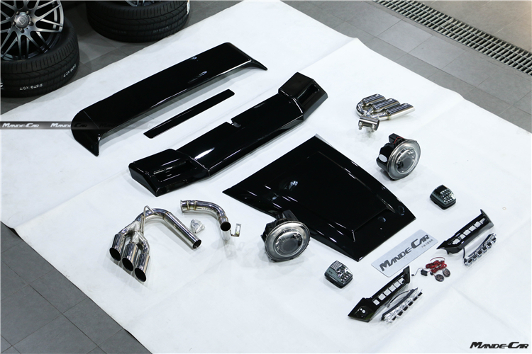 2018款奔馳G350改裝巴博斯包圍 重妝上陣