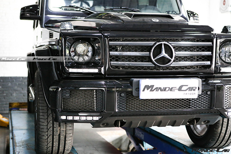 2018款奔馳G350改裝巴博斯包圍 重妝上陣